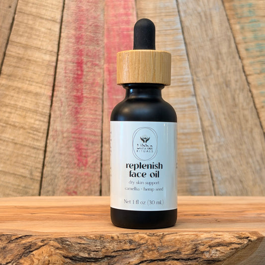 replenish face oil | dry skin support