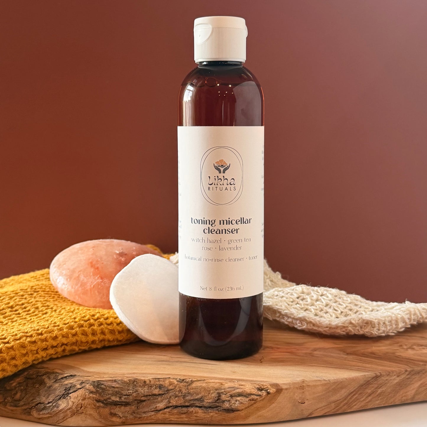 toning micellar cleanser | witch hazel · green tea · rose · lavender