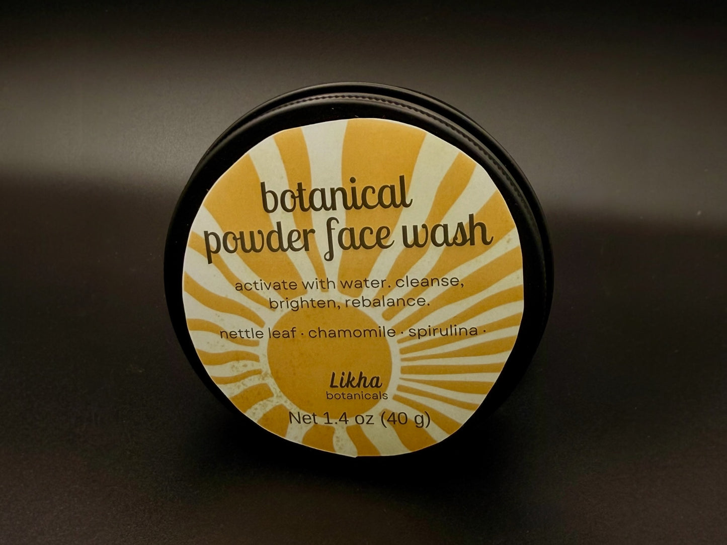 botanical powder face wash