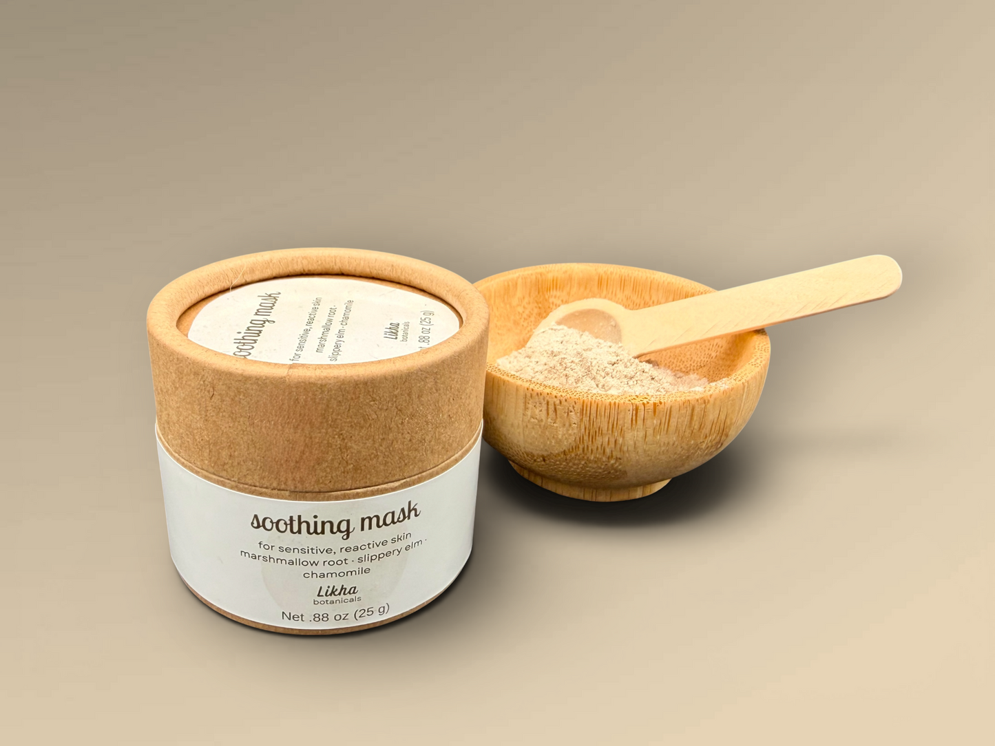 soothing powdered face mask