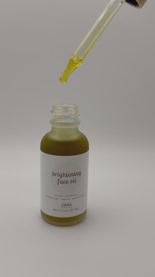 brightening face oil